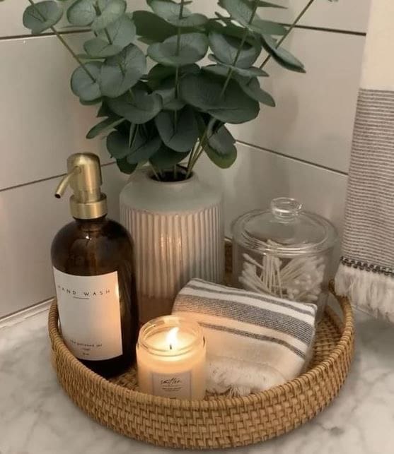 Contain Daily Necessities in a Woven Tray