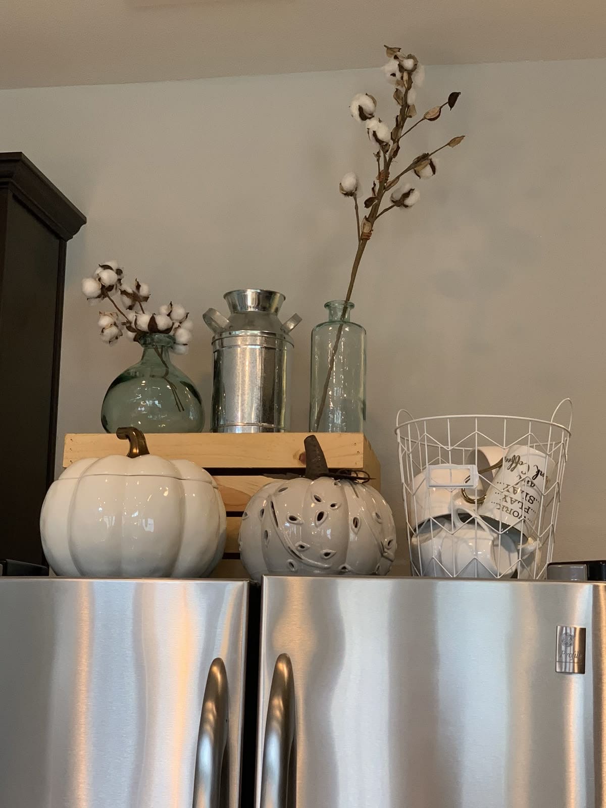Incorporate Fall Whimsy with White Ceramic Pumpkins