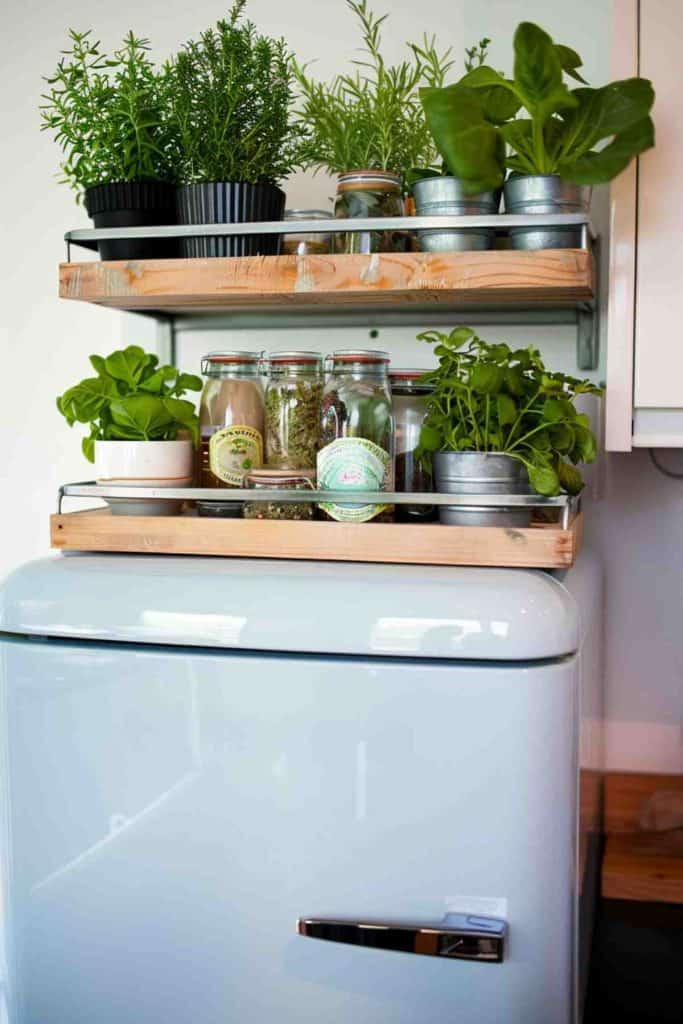 Keep Herbs and Spices Accessible with Tiered Shelving