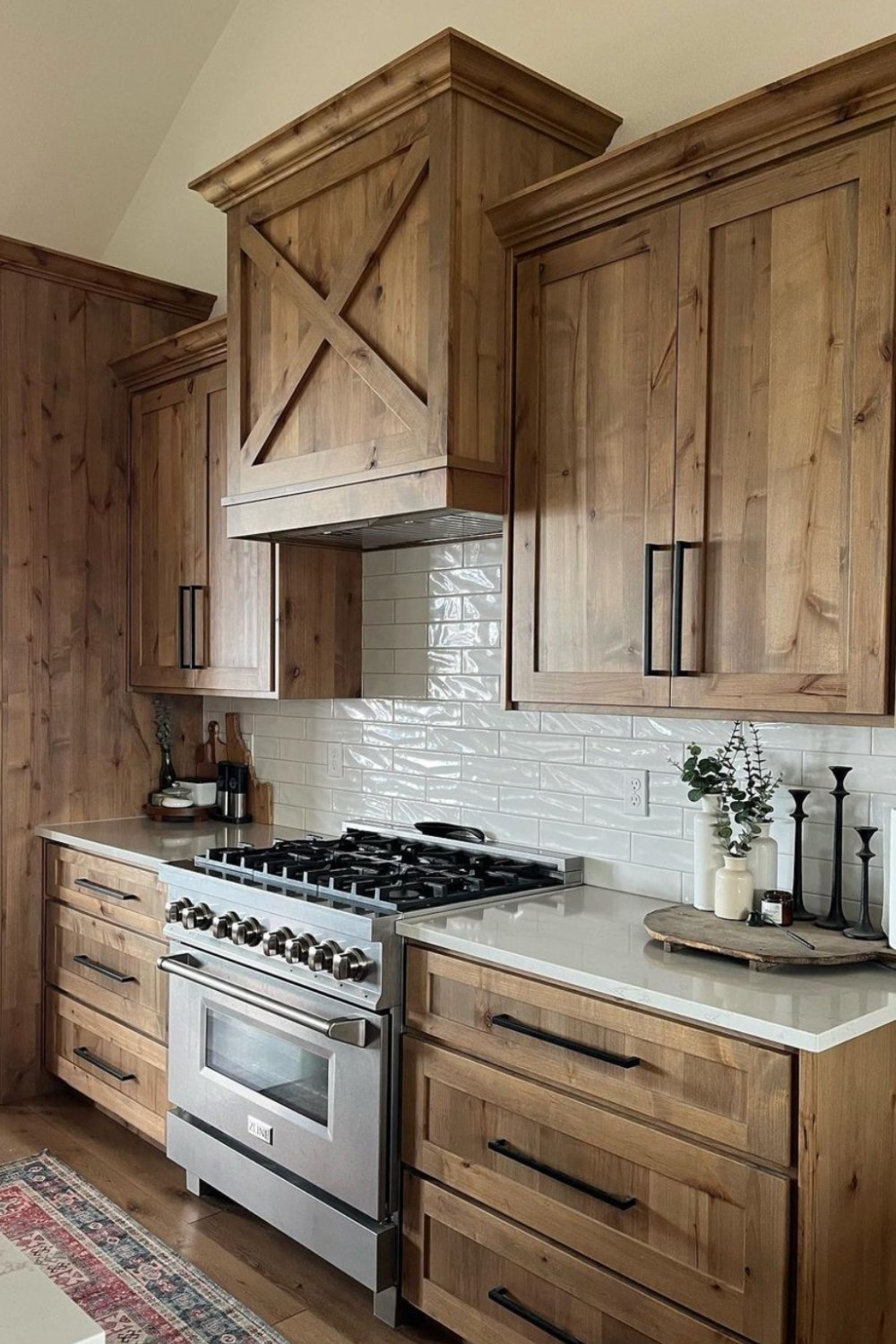 Embrace Rustic Charm with X-Brace Detail on Wood