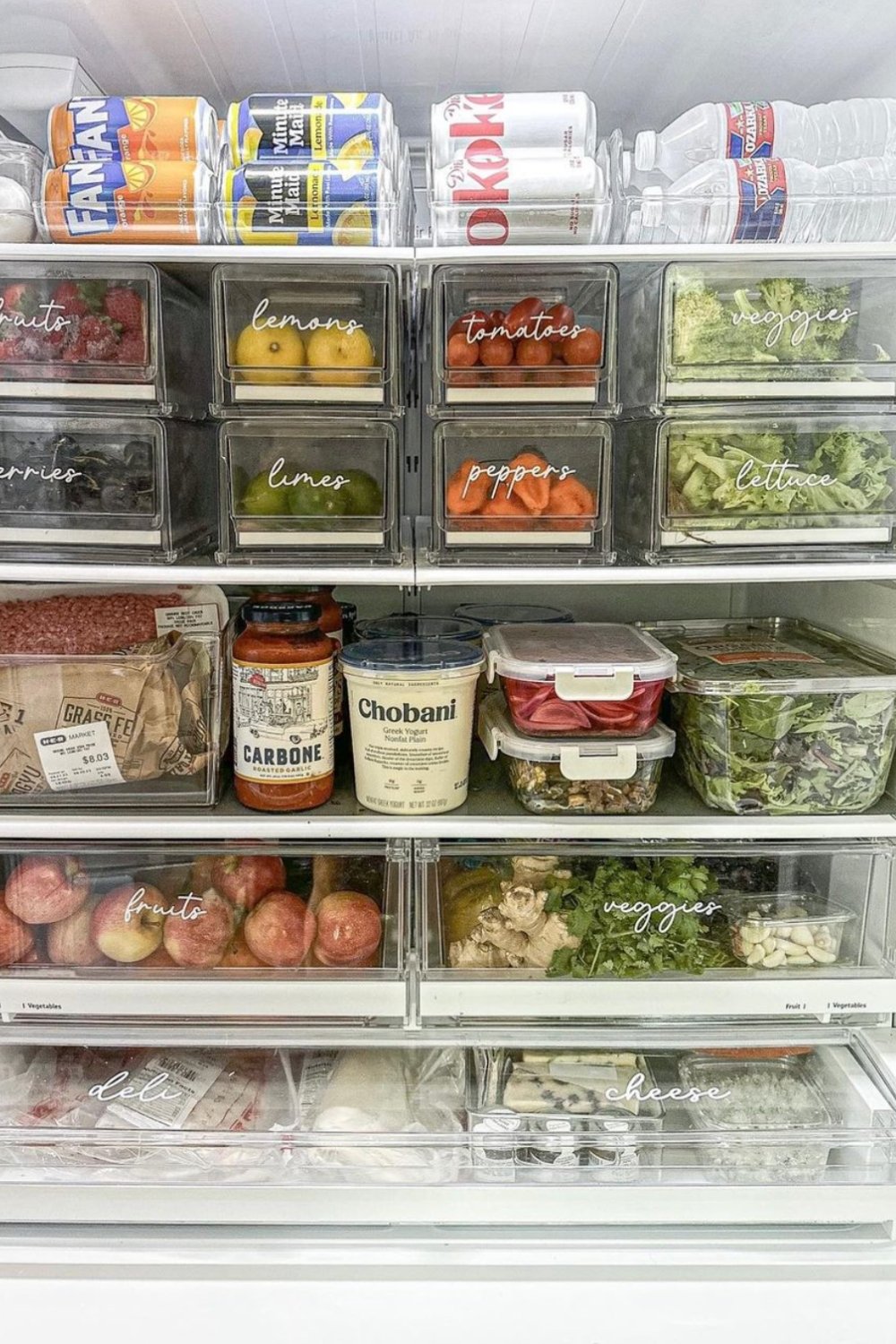 Clear Bins Keep Produce Visible and Organized