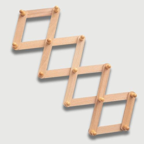 Expandable Accordion Rack for Hanging Mugs