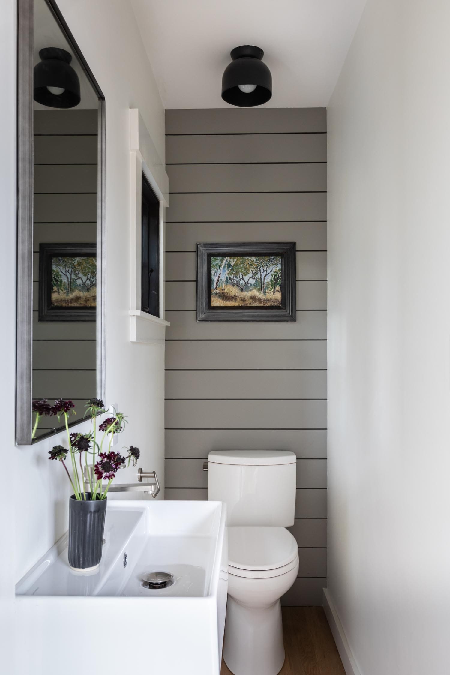 Dark Framed Landscape Art Adds A Moody Focal Point