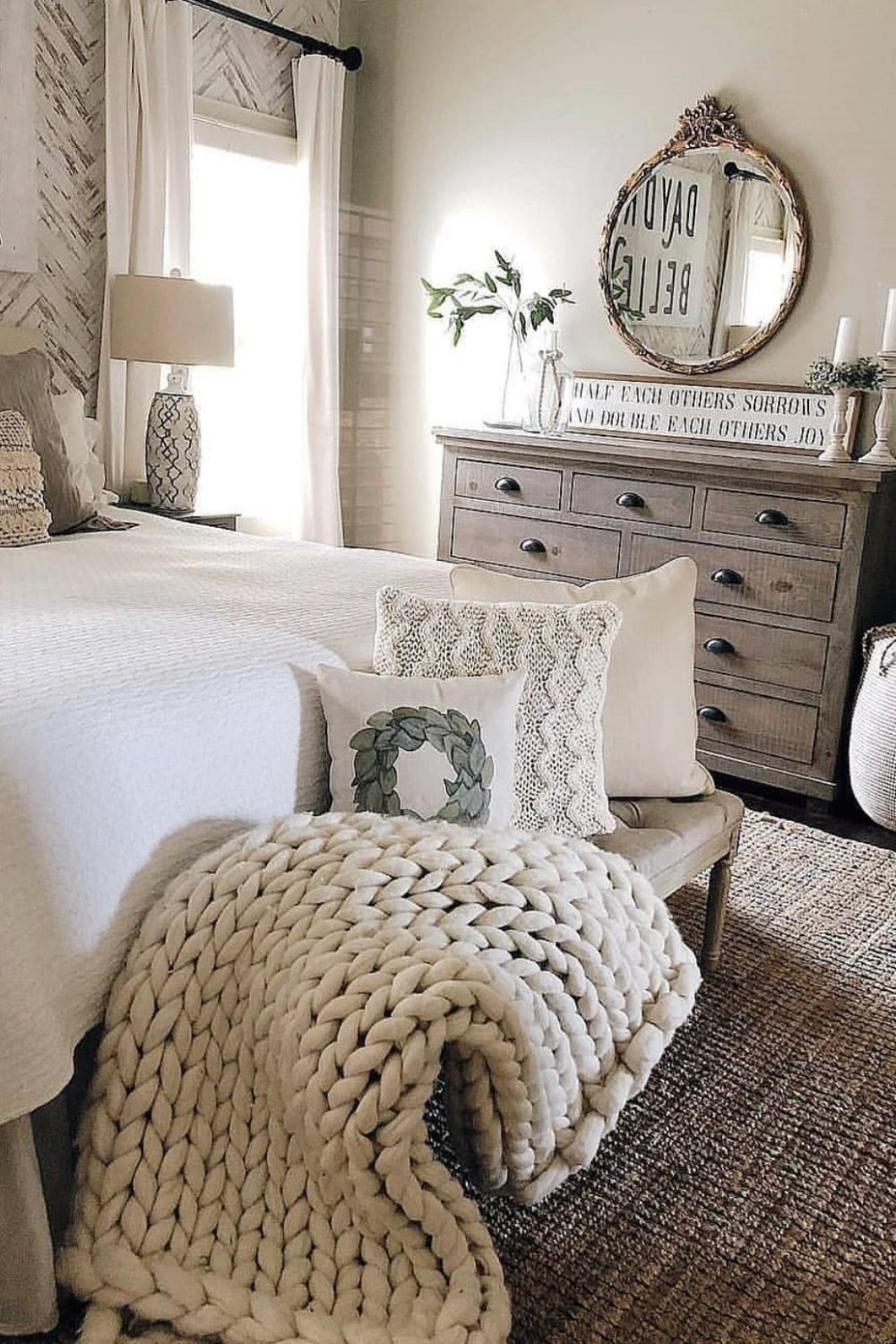 Chunky Knit Throw Adds Cozy Texture