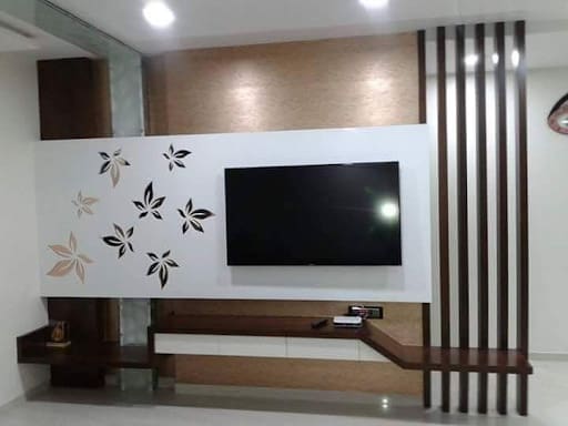 Leaf Decals Add Whimsical Flair to Your TV Wall