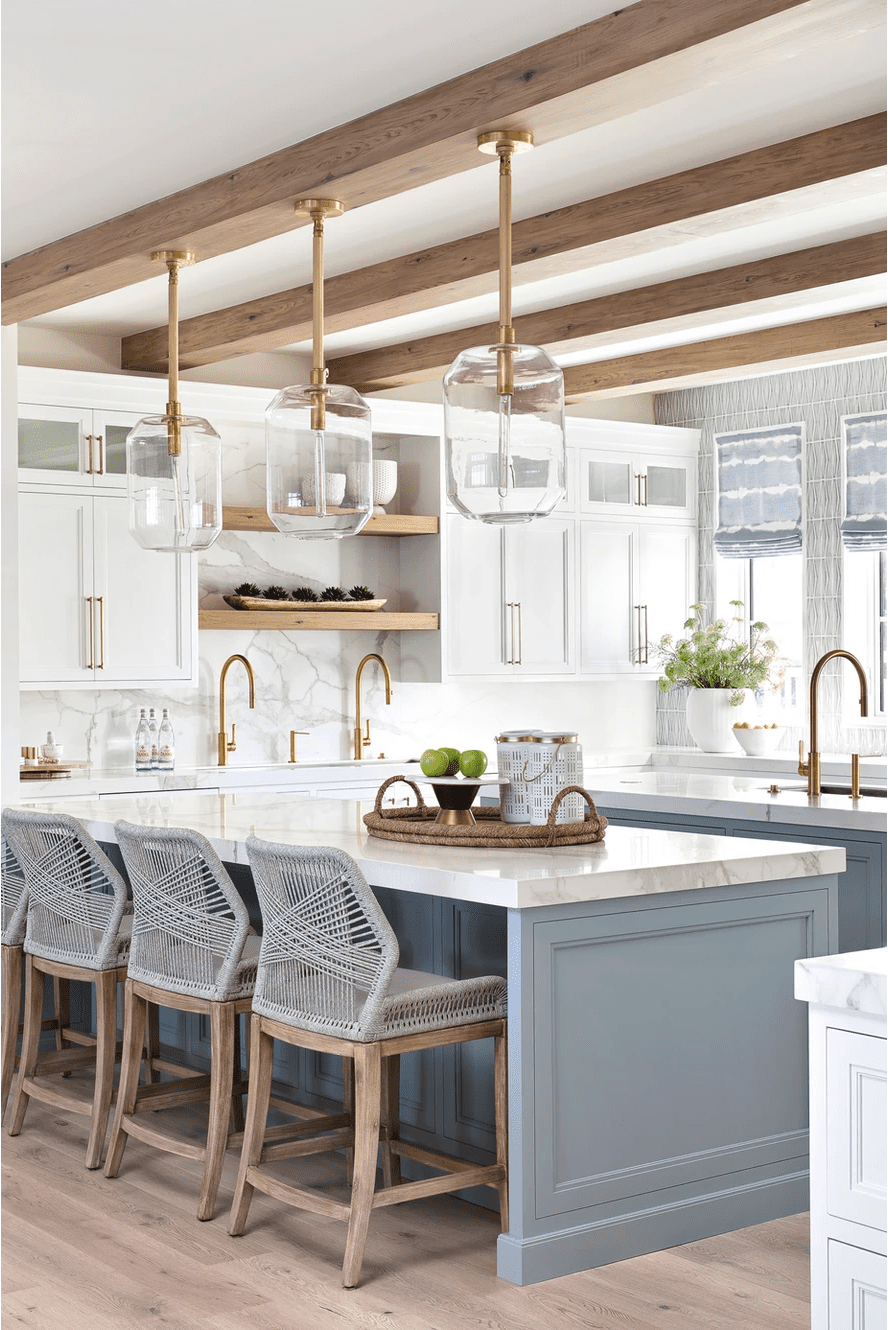 Clean Illumination: Glass Jar Pendants with Brass Stems